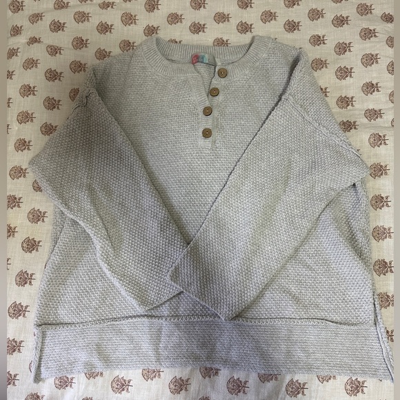 Free People Hailey Top Only, Ivory Heather Small - Picture 2 of 6